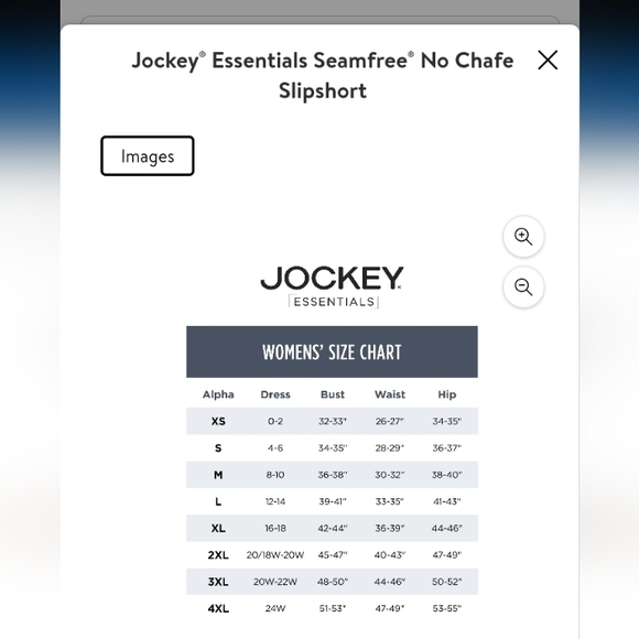 Jockey® Essentials Seamfree® No Chafe Slipshort - Picture 2 of 4